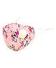 The Little Lookers Anti Pollution Dust Face Mask Printed - Peach