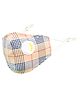 The Little Lookers Anti Pollution Dust Face Mask Check Print - Beige