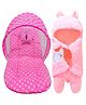 Brandonn Bedding Set With Mosquito Net & Wearable Blanket - Pink