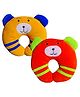 Brandonn U Shape Baby Pillow Neck Protector Pack of 2- Yellow Red