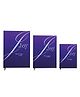 Tiara Diaries Joy New Designer Lakarta Notebook Purple- Set Of 3 