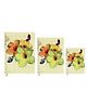Tiara Diaries Floral New Designer Lakarta Notebook  - Set Of 3 
