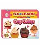 Ankit Toys 4 in 1 Fix N Learn Cup Cakes Jigsaw Puzzle Multicolor Set of 4  - 72 Pieces