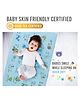 Quick Dry  Baby Bed Protector Sublimation A to Z Print Small - Sky Blue 