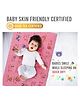 Quick Dry Medium  Size Bed Protector Sublimation A to Z Print - Pink 