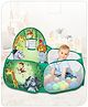 Babyhug Jungle-Theme Ball Pit -50 Balls | Foldable Forest- Play Pool With Colorful Balls | Indoor Sensory And Motor-Skill Play | Encourages Tactile Learning | Imaginative Adventures  | BIS Certified