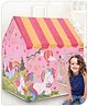 Babyhug Playtime Unicorn Foldable Tent House  Pink | Portable Play Tent for Kids | Easy to Assemble, Lightweight & Spacious | Encourages  Creativity & Endless Fun for To