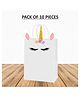 Untumble Unicorn Party Bags White - Pack of 10