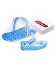 VParents Rosy Baby Bedding Set with Pillow & Sleeping Bag Combo - Blue