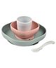 Beaba Silicone Suction Meal Set Eucalyptus - Pack Of 4