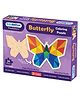 Eduketive Butterfly Decorative Colouring Jigsaw Puzzle Multicolour - 34 Pieces