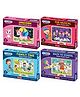 Eduketive Family Time - Back to School- Unicorn & The Musical Decorative  Jigsaw Puzzle  Pack of 4 - 40 Pieces Each