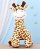 Toytales Giraffe Shaped Soft Toy Brown - Height 35 cm