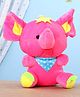 Toytales Height 18 cm Hanging Flora Elephant Shaped Soft Toy - (Color May Vary)