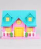 Toytales Doll House Toy With Play Set 17 Pieces (Colour & Design May Vary)
