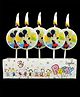 Disney Round Toothpick Mickey Mouse Candles - Pack Of 5