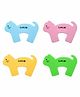 Luvlap Baby Safety Door Stopper Pack of 4 - Multicolor 