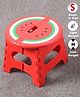 Folding Stool Watermelon Design - Red| Lightweight & Portable| Indoor & Outdoor Use