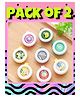 The Little Lookers Reusable Mosquito Repellent Badges -  2 Pieces (Colour & Print May Vary)
