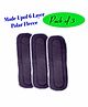 The Little Lookers 6 Layer Polar Fleece Insert Pack Of 3 - Grey