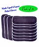 The Little Lookers 6 Layer Polar Fleece Insert Pack Of 10 - Grey