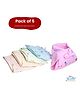 The Little Lookers Reusable Cloth Diaper Pack Of 5 - Multicolor