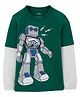 Carter's Robot Layered-Look Jersey Tee - Green