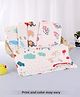 Babyhug 6 Layer Muslin Wash Cloth Pack of 5 - Multicolor(Print May Vary)