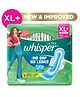 Whisper Ultra Upto No Gap No Leaks Sanitary Pads,  50 XL+ Pads, For Heavy Flow Protection