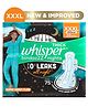 Whisper Ultra Clean Sanitary Napkins XXXL - 20 Pieces