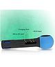Zebronics Zeb-Fun Karaoke Microphone with Bluetooth Supporting Speaker - Blue