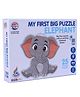 Ratnas Elephant Jigsaw Puzzle Multicolor - 25 Pieces