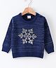 Babyhug Full Sleeves Sweater - Blue