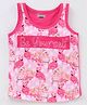 Eteenz Sleeveless Tee Flamingo Print - Fuchsia