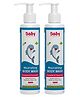 BabyOrgano Mild & Gentle Baby Body Wash for Moisturize Skin with Aloevera & Hibiscus Pack 2 - 200 ml Each