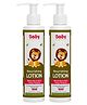 BabyOrgano Baby Lotion for Baby Skin Nourishment with Shea Butter Pack 2- 200 ml