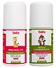 BabyOrgano Combo Of Hing & Natural Cold Roll On Pack Of 2 - 40 ml each