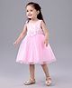 Babyhug Sleeveless Party Wear Frock Sequin Detailing - Pink