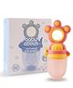 StarAndDaisy Baby Feeder Silicone Nipple Soother - Orange