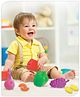 Babyhug Fruits & Vegetable Set of 40 - Multicolour | Realistic Pretend Food Collection | Teaches Healthy Eating Habits & Role-Play | Durable & Child-Safe | BIS Certified