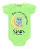 KNITROOT Stars In The Sky Print Short Sleeves Onesie - Green