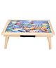 Smart Picks Wooden Study Table Pooh Print - Multicolor