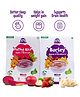 Organic Bebe Burp Baby Porridge Mix with Fruits & Veggies - Instant Barley & Puffed Rice, No Preservatives, Twin Pack 200g Each, 6M+