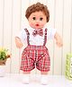 Speedage Fashion Doll Red White - Height 43.5 cm