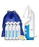 Mypurmist 2 in 1 Handheld Steam Inhaler & Air Purifier - White Blue