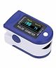 AlphaOxygen Pulse Oximeter with TFT Display - Blue