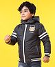 Babyhug Full Sleeves Hooded Jacket - Blue