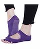 Strauss Yoga Socks - Purple