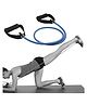 Strauss Toning Tube | Exercise Band for Stretching, Weight Training and Toning | Multipurpose Resistance Tube Band | Suitable for Gym & Home Workout | Ideal for Men & Women (Blue)