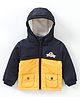 Babyhug Full Sleeves Jacket With Hood - YellowY